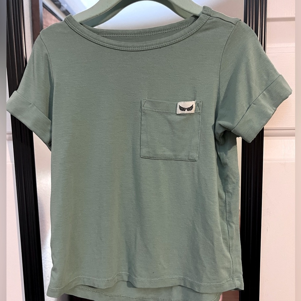 3T Free Birdees SAGE POCKET TEE || BAMBOO/COTTON/SPANDEX JERSEY shirt